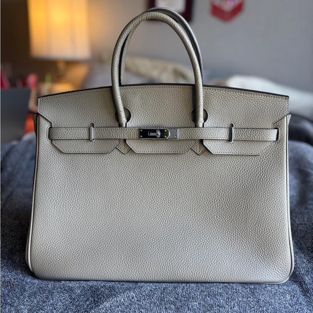 Elegant Tan Tote Bag